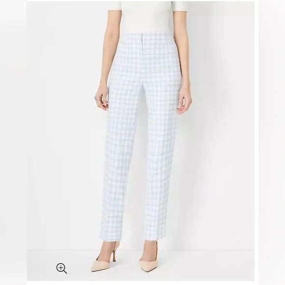 Ann Taylor Lana Plaid Slim Pant | Sz. 10P | NWT - Picture 4 of 5